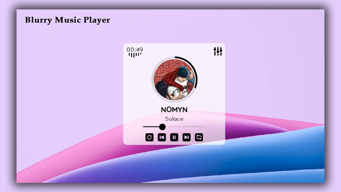 Blurry Music Player by vinithkumar on DeviantArt