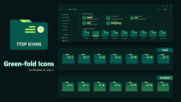 Green-fold 7tsp icons