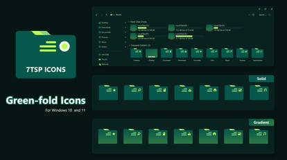 Green-fold 7tsp icons