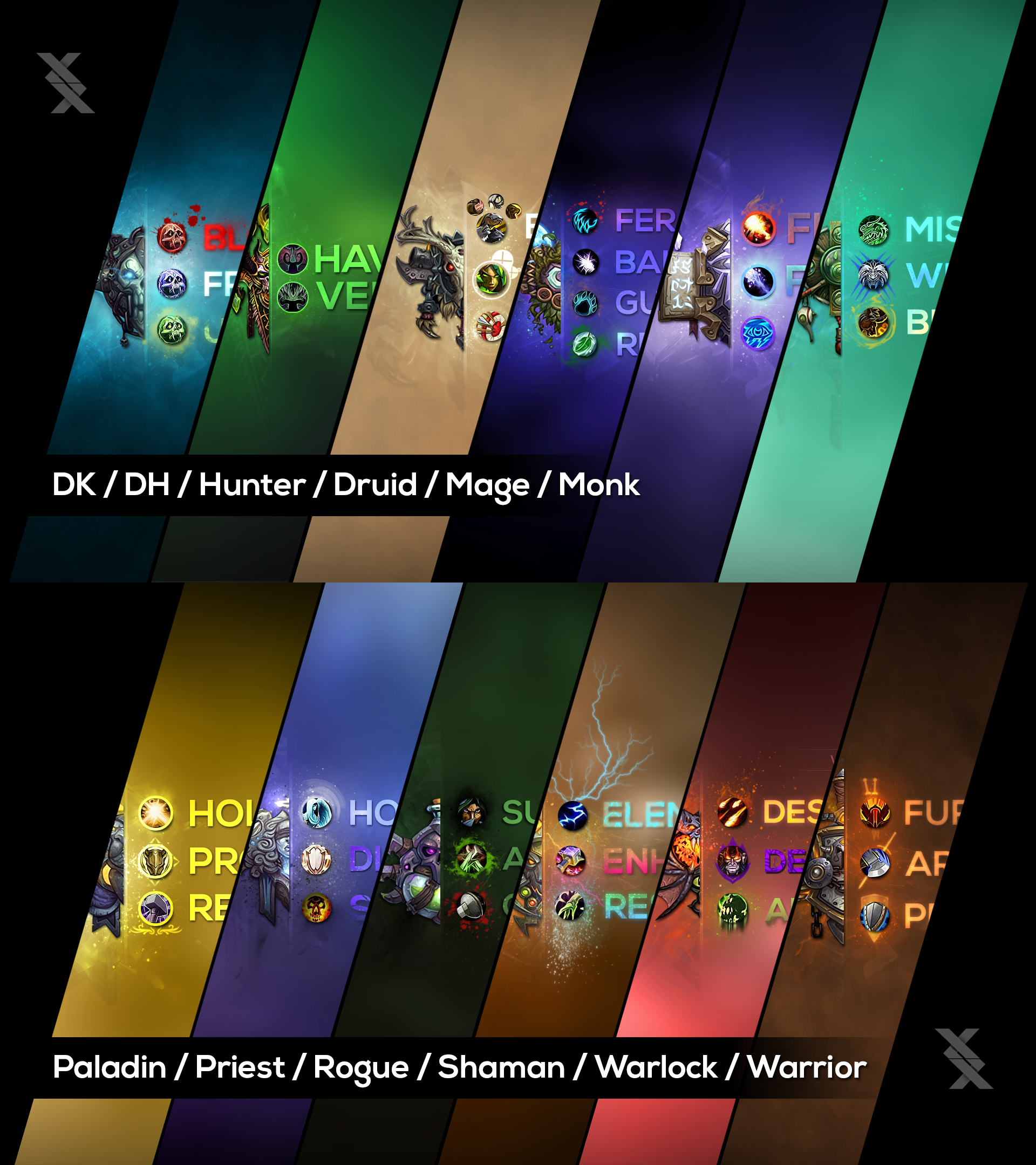 WoW Class Wallpaper Compilation 2018 by Xael-Design on DeviantArt