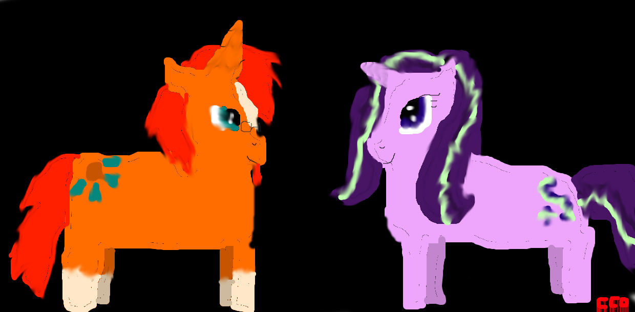 Sunburst and Starlight by catclubowner on DeviantArt