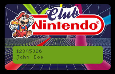 Club Nintendo Card - Vectorized (beta)