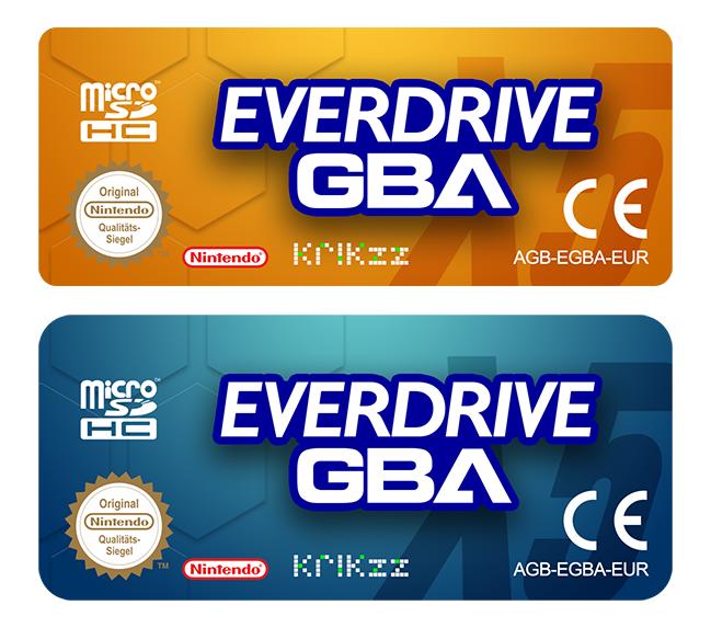 EverdriveGBA Custom Labels