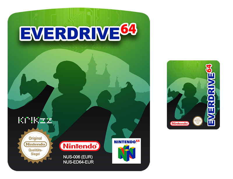 Everdrive64 Custom Label + SD Card Label
