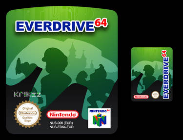 Everdrive64 Custom Label + SD Card Label