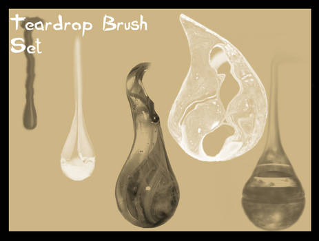 Teardrop Brush Set