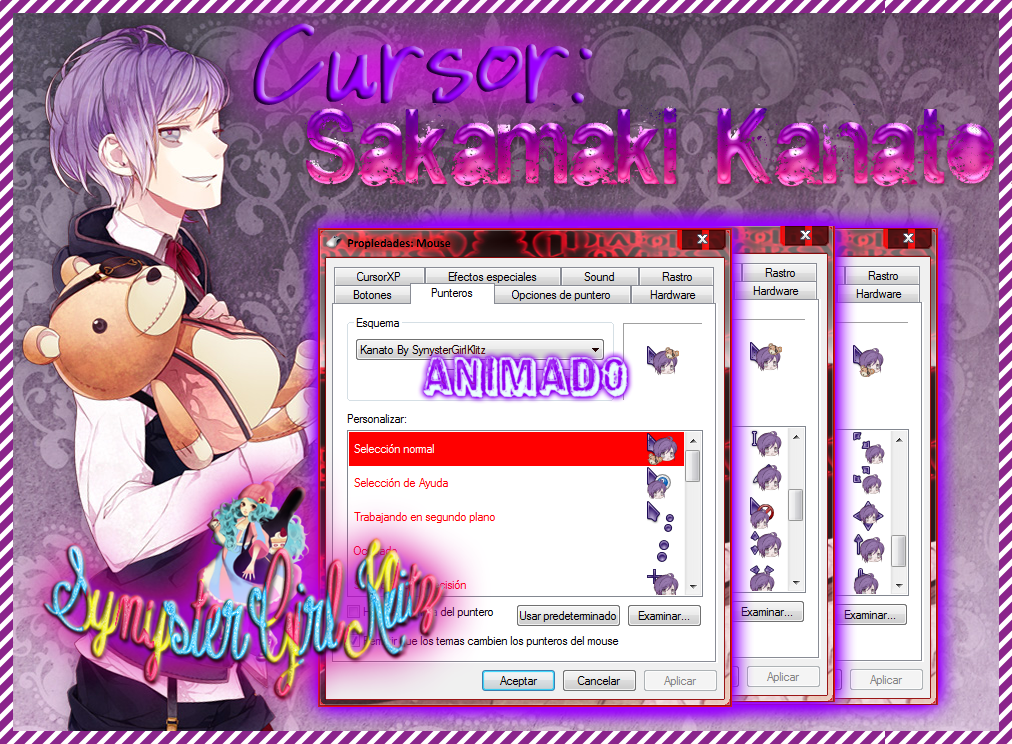 Sakamaki Kanato (Diabolik Lovers) Cursor Animado