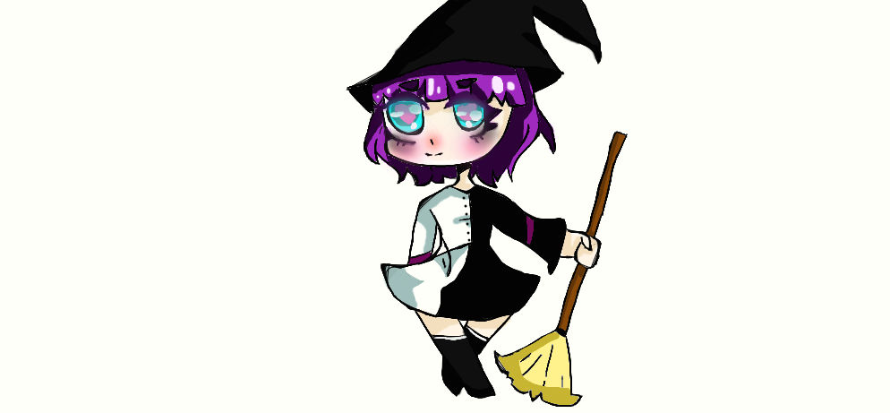 chibi witch by TrashBin666 on DeviantArt