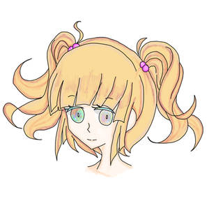 mint green anime girl hair roblox