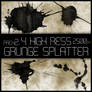 HR Grunge Splat Brush Pack 2