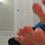femboy long toes spreading (video)