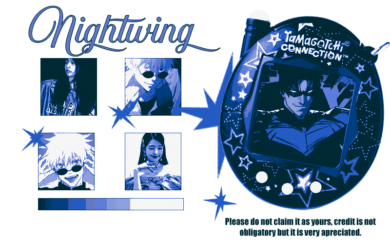 Nightwing psd coloring