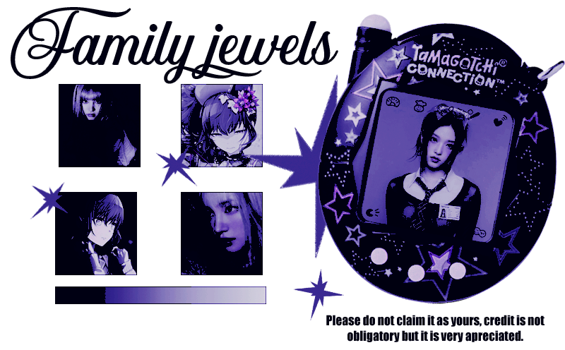 Family jewels psd coloring