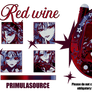 Red wine psd coloring