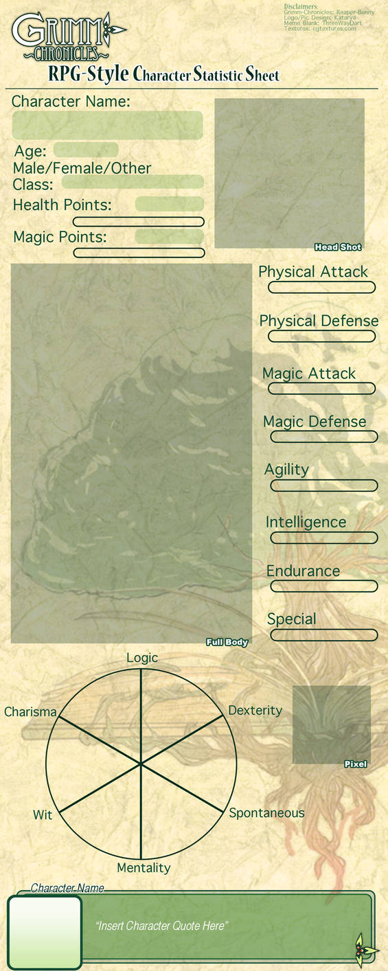 Gc Rpg Style Stat Meme By Threewaydart On Deviantart