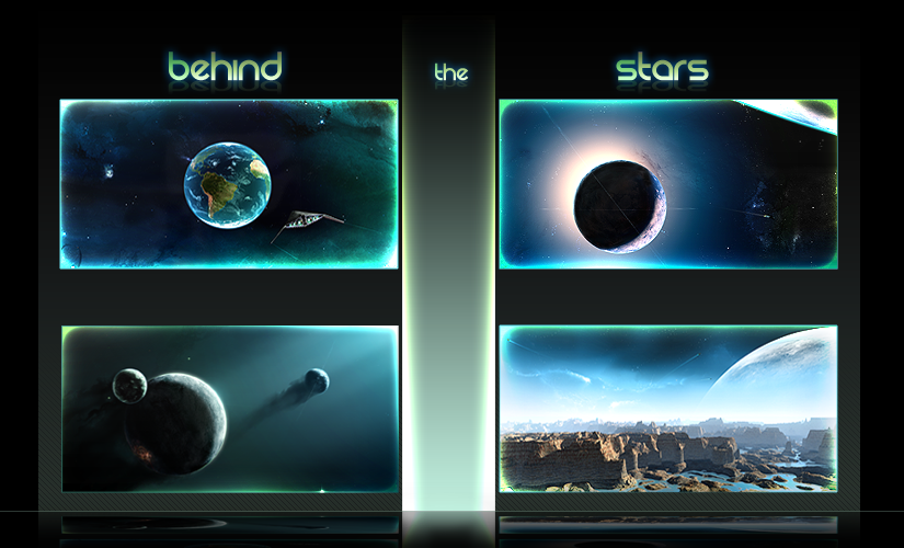 Behind the stars