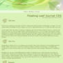 Floating Leaf CSS