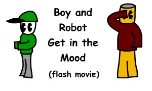 Boy and Robot Get in the Mood