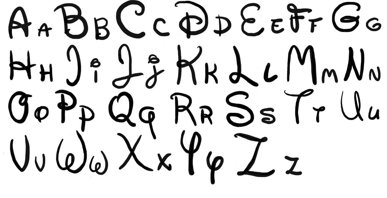 disney lettering by sgart16 on deviantart