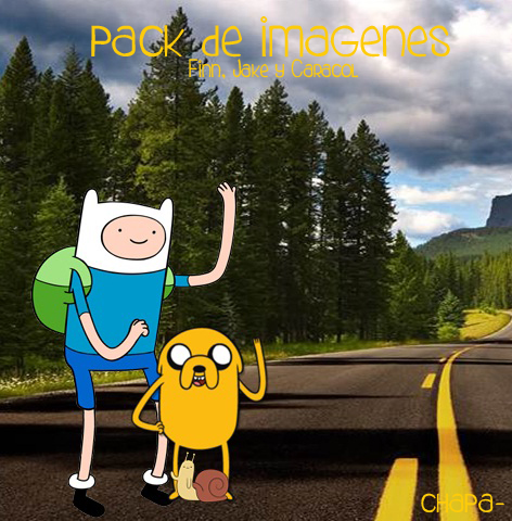 Finn, Jake y Caracol