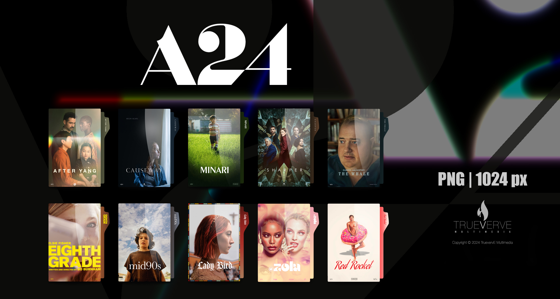 A24 Folder Icon Collection | TruevervE Multimedia by TruevervE on ...