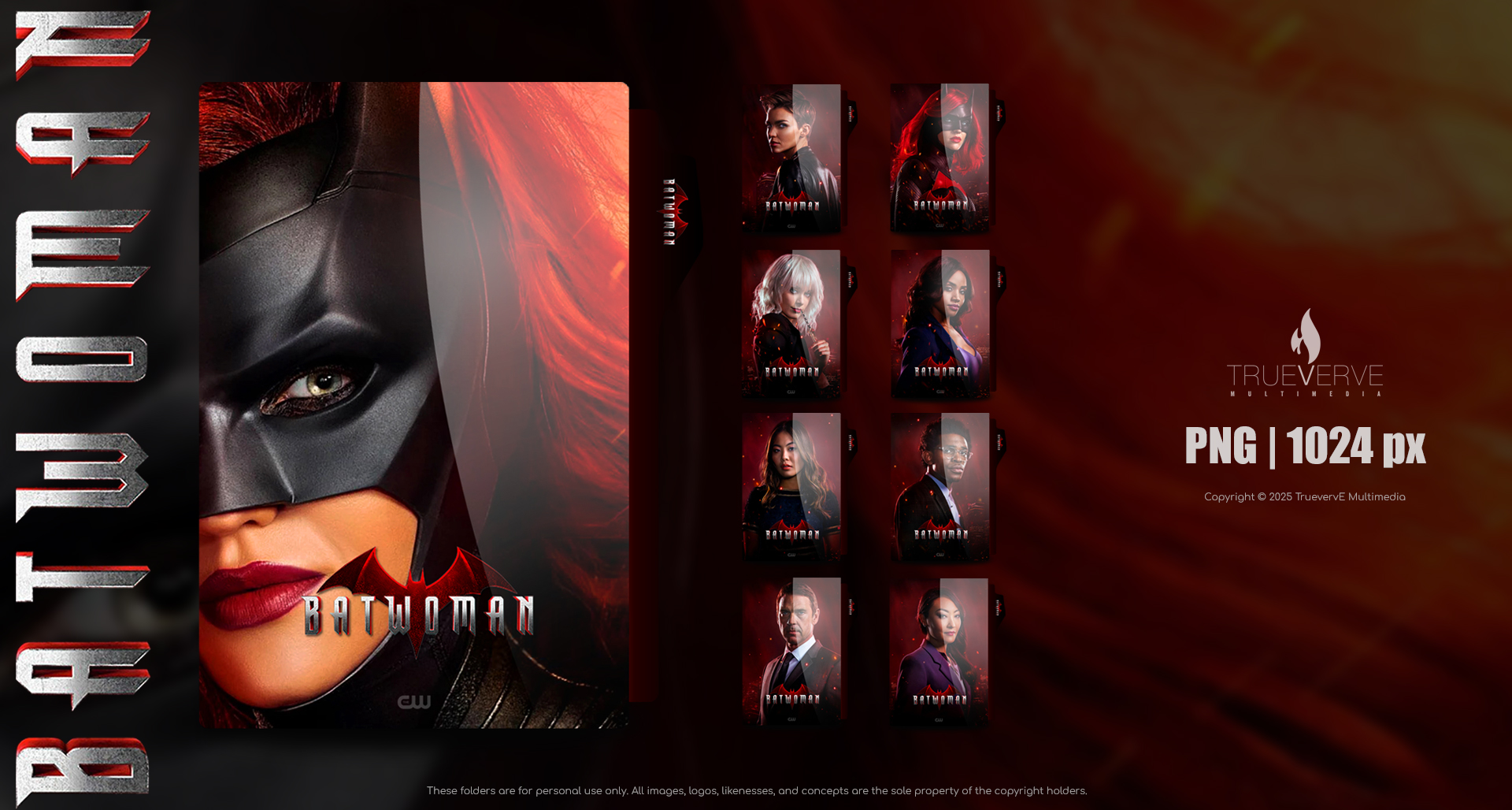 Batwoman Folder Icon Collection by TruevervE on DeviantArt