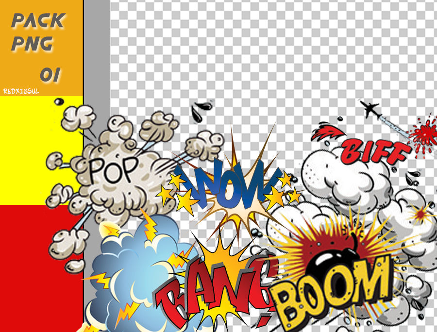 Pack png 01 Comic by redxibsul by Redxibsul on DeviantArt