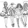Senshi of the Seasons (Lineart)