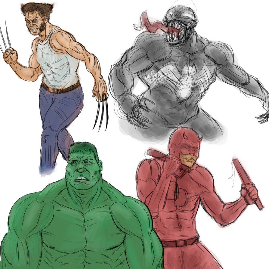 Marvel characters by christian-garcia on DeviantArt