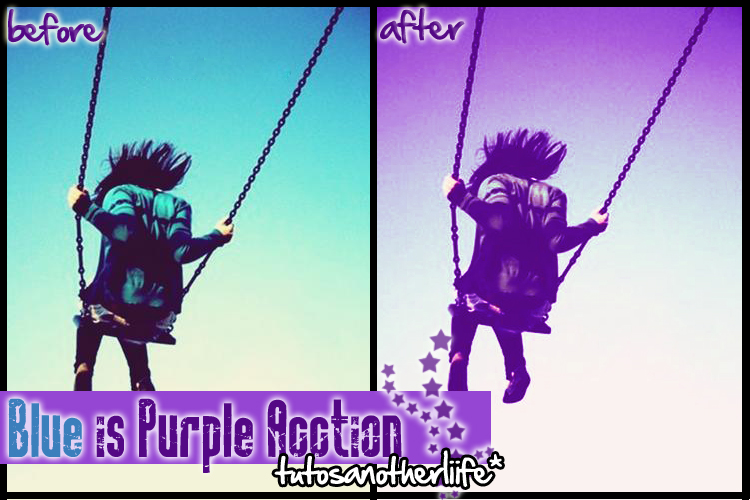 Blue is Purple Action