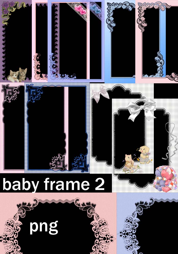 baby frames 2 PNG