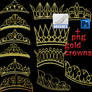 gold crowns png and abr