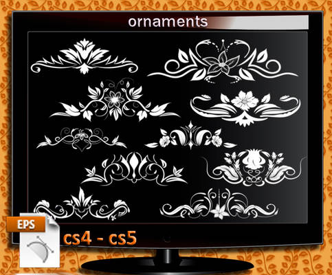 ornaments Illustrator cs4  cs5