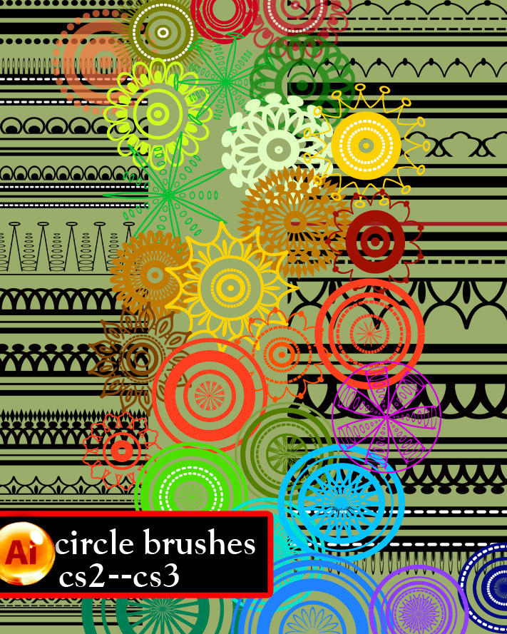 Circle Brushes Ai Cs2-cs3 by roula33 on DeviantArt
