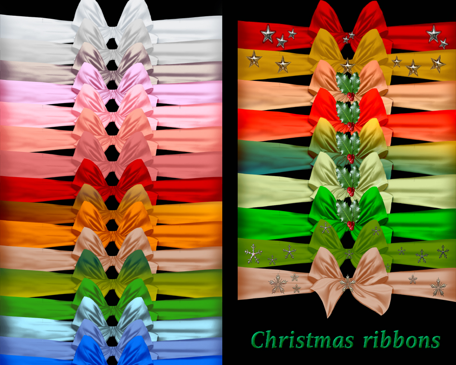Christmas ribbons by roula33 on DeviantArt
