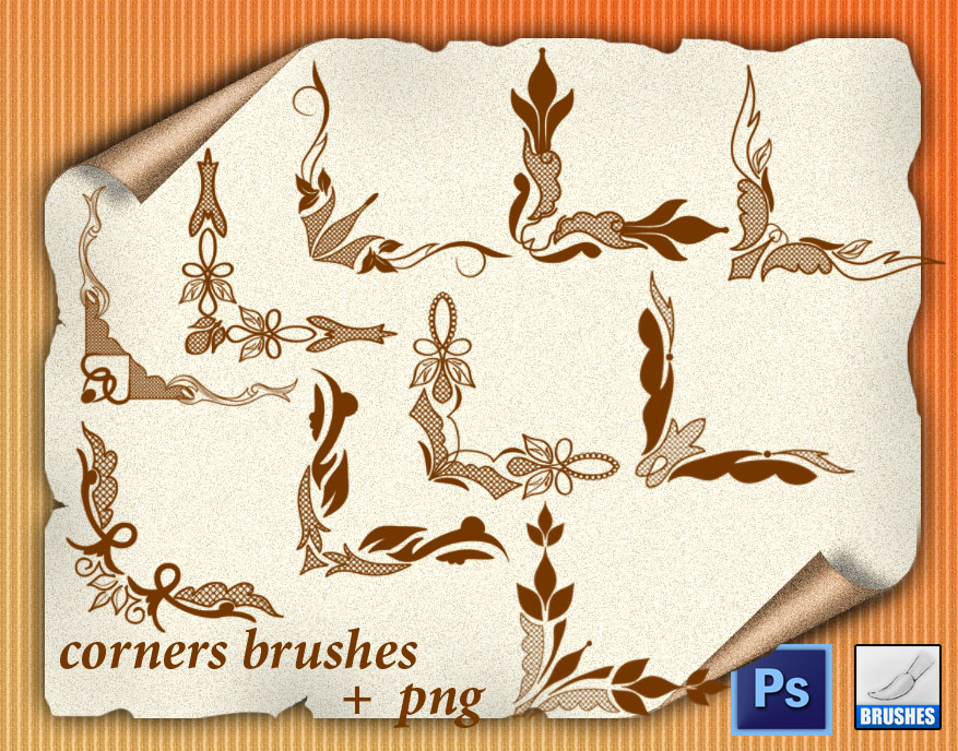 Corners brushes by roula33 on DeviantArt
