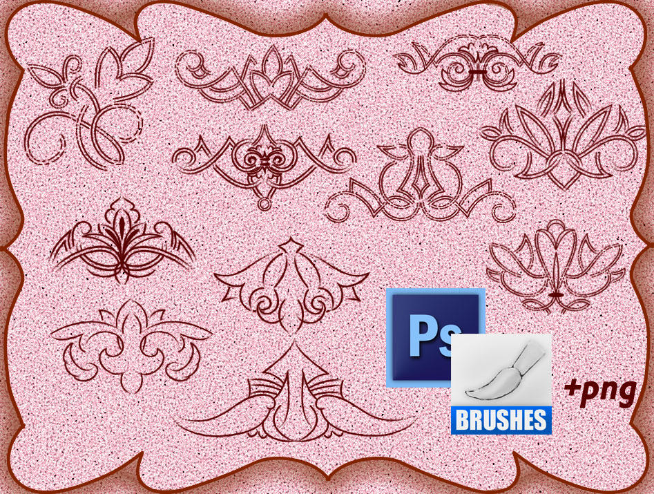 Decorative Brushes by roula33 on DeviantArt
