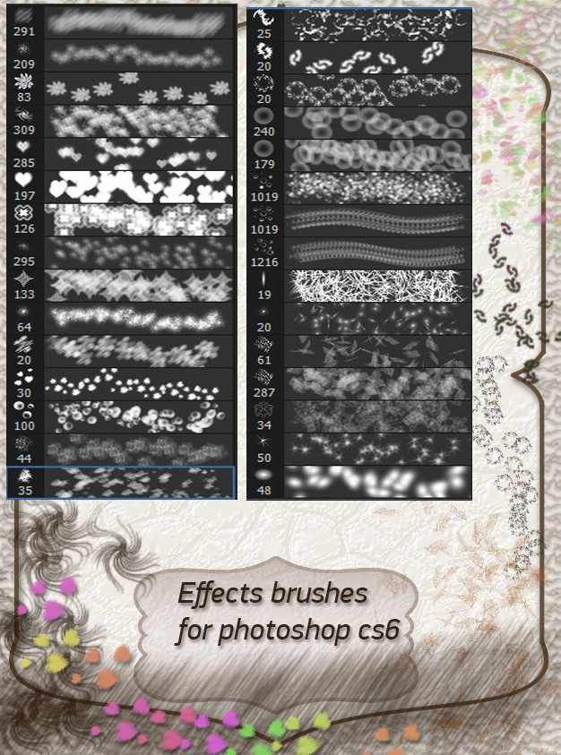 Effects brushes 