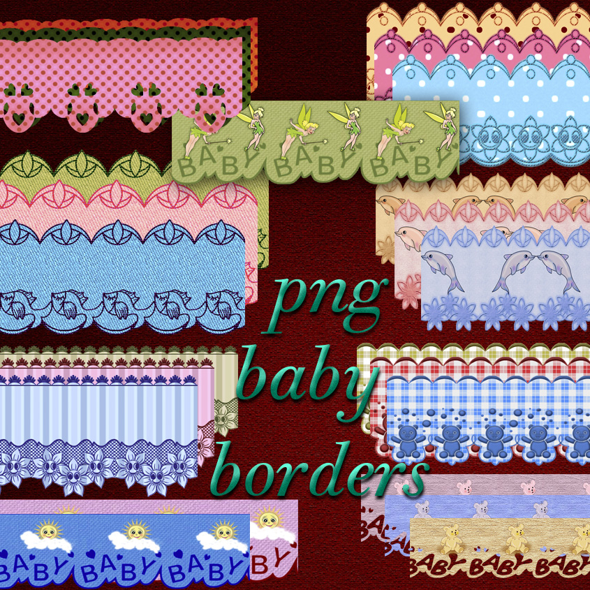 Backgrounds png baby borders by roula33 on DeviantArt