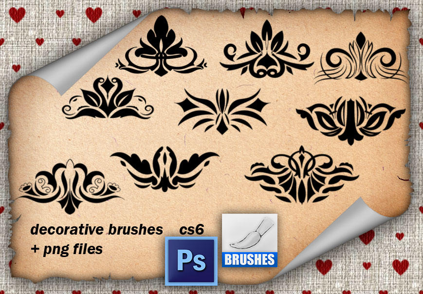 Decorative Brushes 9 by roula33 on DeviantArt