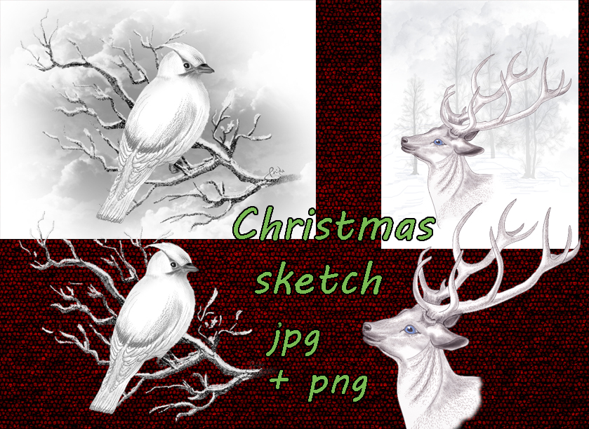 Christmas sketch by roula33 on DeviantArt