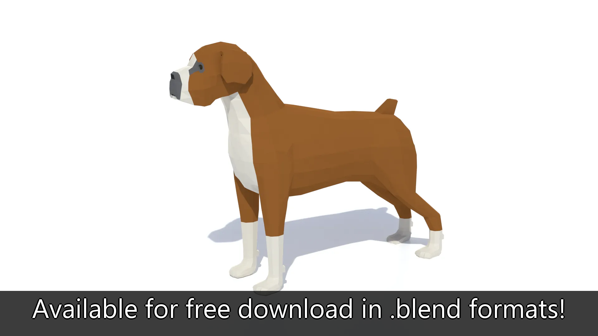 Deviantart Boxer Dog .blend Model Low Poly Boxer Dog by Jeroati on DeviantArt