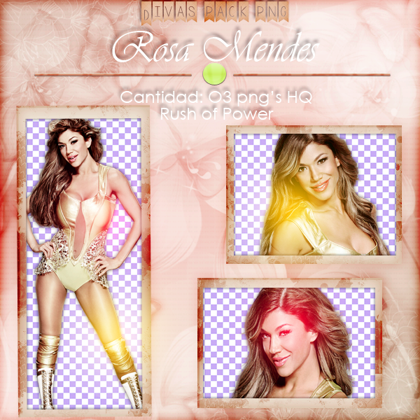 Divas Pack Png - Rosa Mendes