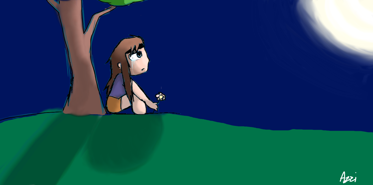 Full Moon by AzziCatOfficial on DeviantArt
