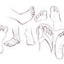 Feet practice (process video)