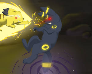 Pikachu vs Umbreon