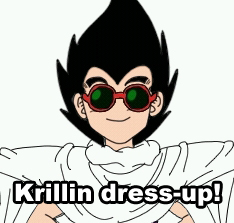 Krillin dress-up game