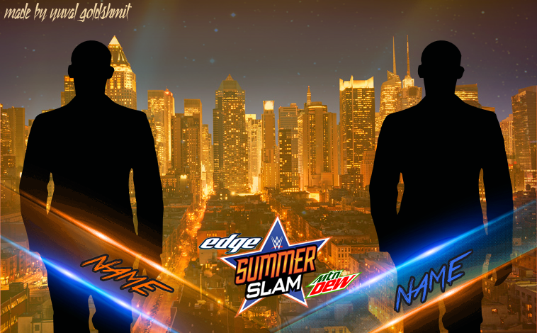 Summerslam Match Card Blank By Wwemockup On DeviantArt