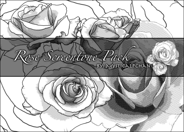 Rose Screentone Pack