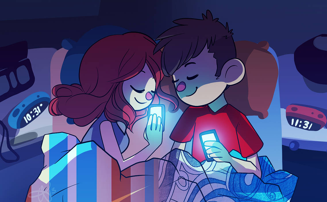 Long Distance Relationship Sleep By Tabby Like A Cat On Deviantart